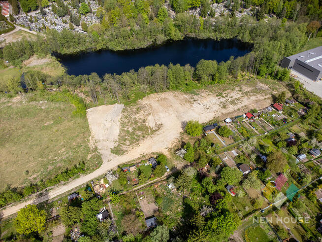 3 działki budowlane Olsztyn 1,1 ha, linia brzegowa