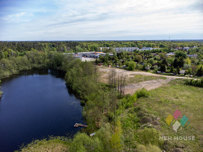 3 działki budowlane Olsztyn 1,1 ha, linia brzegowa