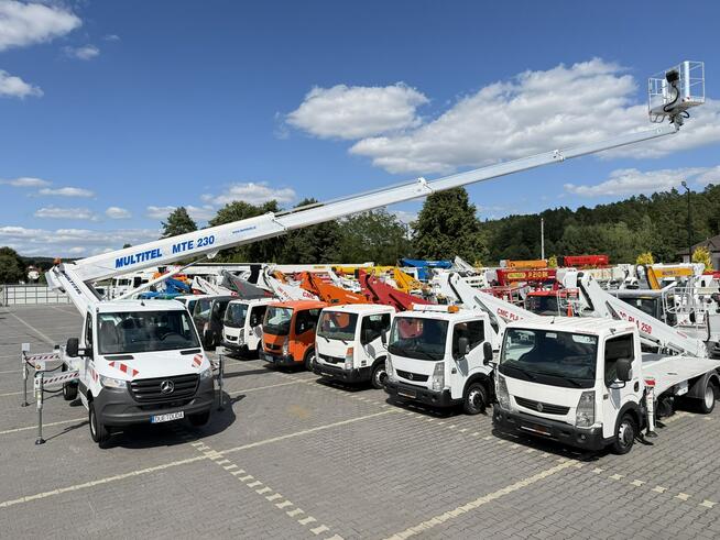 Mercedes Sprinter Podnośnik Koszowy 23m MULTITEL MTE230 Zwyżka Palfinger Ruthmann GSR P7