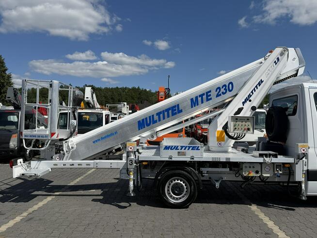 Mercedes Sprinter Podnośnik Koszowy 23m MULTITEL MTE230 Zwyżka Palfinger Ruthmann GSR P7