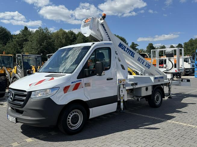 Mercedes Sprinter Podnośnik Koszowy 23m MULTITEL MTE230 Zwyżka Palfinger Ruthmann GSR P7