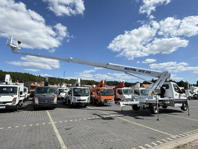 Mercedes Sprinter Podnośnik Koszowy 23m MULTITEL MTE230 Zwyżka Palfinger Ruthmann GSR P7