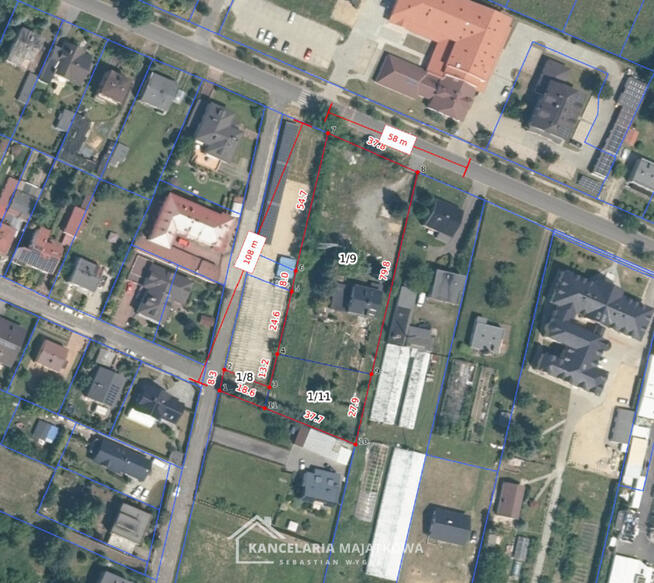 Działka deweloperska 4196 m² PnB 33 mieszkania