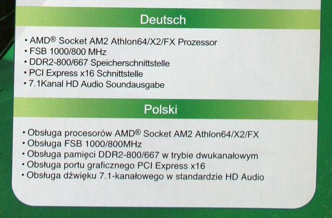 Oryginalne pudełko do MSI K9N Neo-F (nForce 550 AMD ,AM2)