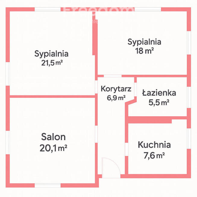 Mieszkanie 3 pokojem80 m2 parter ul. Sczytowa