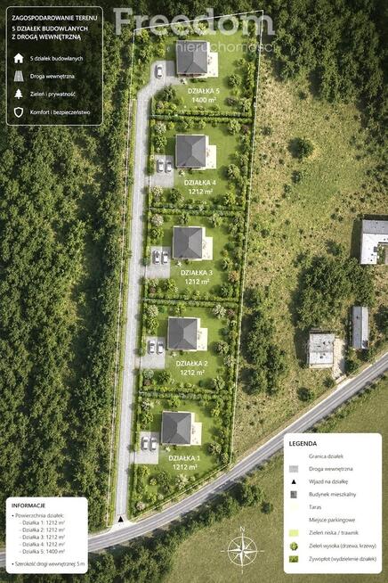 Działki 1200m2 w otulinie lasów Gertrudów/Gomunice