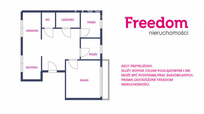 Na sprzedaż 3-pokojowe mieszkanie 72 m² – Pruszków