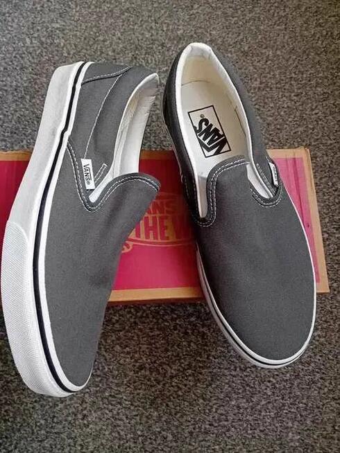 Nowe trampki VANS Classic Slip-On Charcoal VN000EYECHR1 roz.