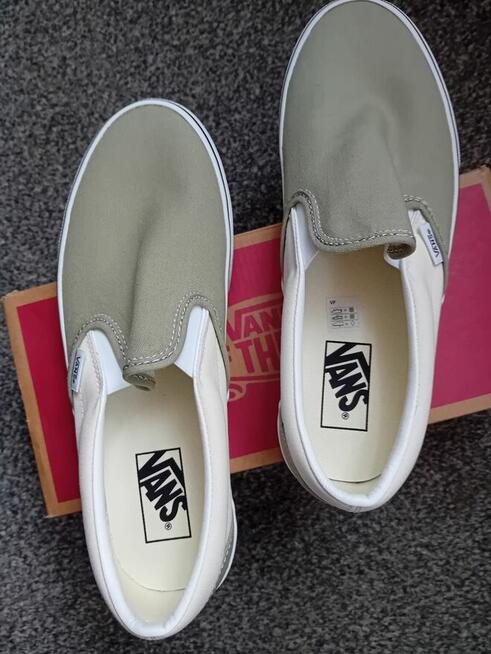 Nowe oryginalne trampki VANS Classic Slip-On VN000D6YSAG1 r