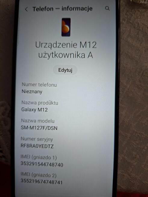 Sprzedam Samsung M 12