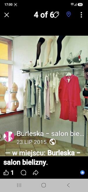 Meble do salonu odziezowego