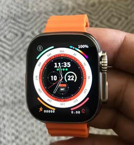 Nowy zegarek Smartwatch Ultra Amoled T800 pomiar tętna, prac
