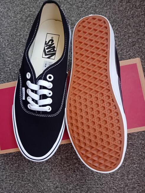 Nowe oryginalne czarne trampki VANS Authentic rozmiar 40