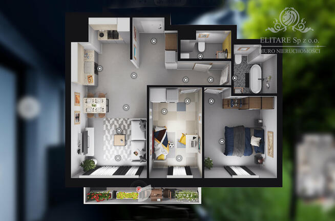 GOTOWE/Mieszkanie 3pok, 61,40m2 z balkonem /Wrocław Szczepin