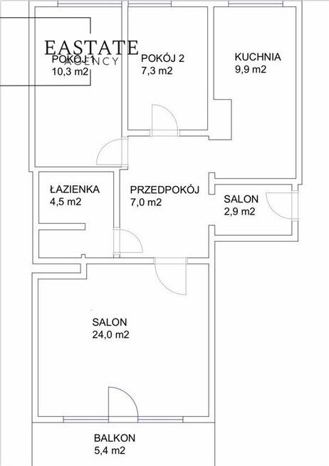 Dwustronne 3 pokoje | Balkon | Widok na okolicę