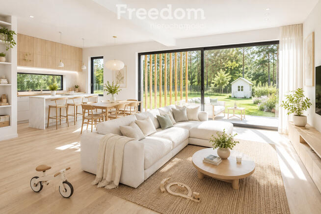 Nowoczesny dom 158 m² przy lesie Ostrówek