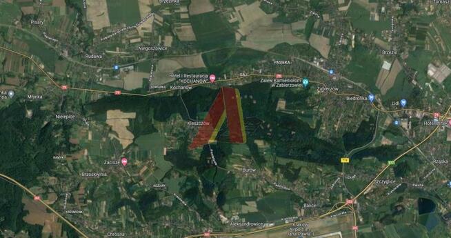 Działka budowlana Pisary gm. Zabierzów, Kasztanowa