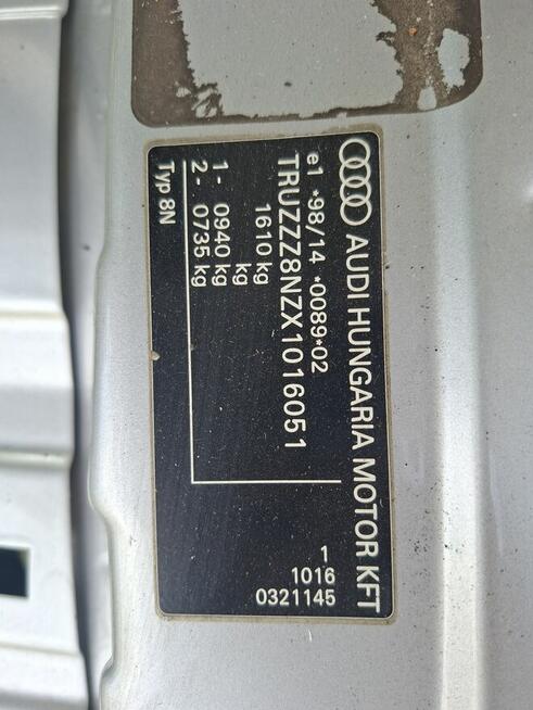 Tytuł ogłoszenia: Audi TT 8N 1.8T 180KM – Kultowy klasyk