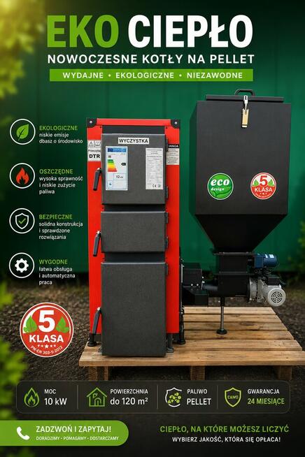 kociol sv300 30 kw 280 m podajnuik na groszek-pellet 5 klasa