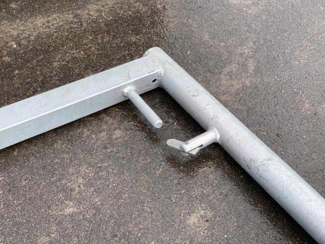 Słupek P70 L 100 cm, poręcz, do rusztowań, zabezpieczający
