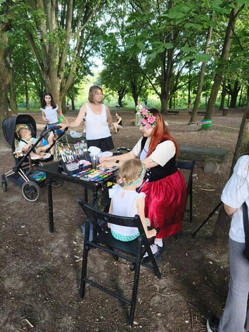 Wynajem stanowiska warkoczyków, malowanie buziek, animacje