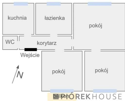 3-pokojowe mieszkanie w Śródmieściu