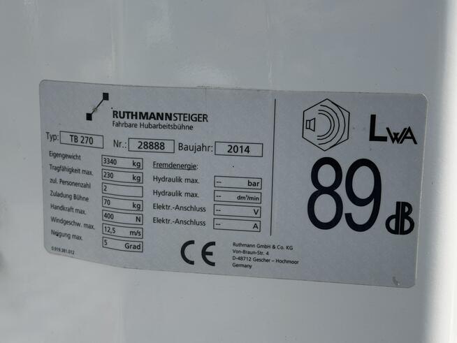 Nissan Cabstar Podnośnik Koszowy 27m RUTHMANN TB 270 Zwyżka UDT Wumag GSR P7