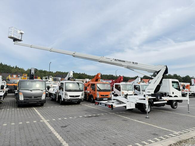 Nissan Cabstar Podnośnik Koszowy 27m RUTHMANN TB 270 Zwyżka UDT Wumag GSR P7