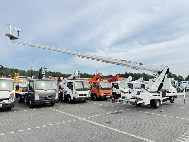 Nissan Cabstar Podnośnik Koszowy 27m RUTHMANN TB 270 Zwyżka UDT Wumag GSR P7