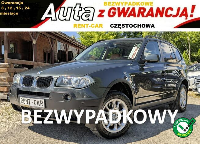 BMW X3 2.0D*150PS*OPŁACONY Bezwypadkowy*xDrive*Klimatronik*Serwis*GWARANCJA