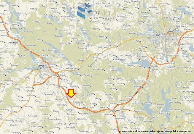 Działka budowlana Szyldak gm. Ostróda, Parkowa
