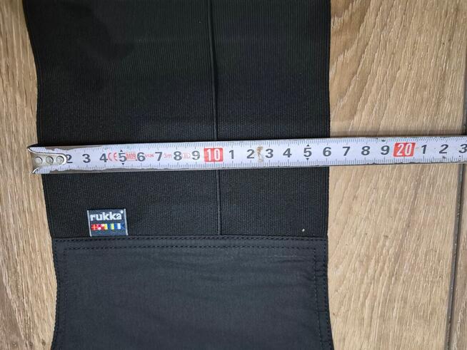 Pas nerkowy z protektorem RUKKA D30 Czarny Rozmiar XL
