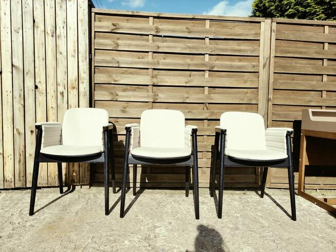 3 x fotel Paged PROP B-4398 eleganckie solidne drewniane
