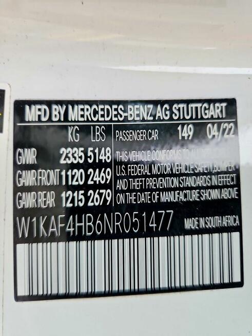 2022 MERCEDES-BENZ C 300 4MATIC