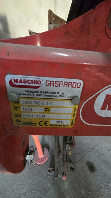 Pług Maschio Gaspardo Siro 4 skibowy
