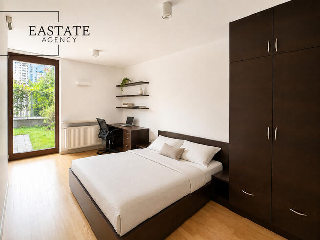60 m² | garaż | Browary Warszawskie | ogród 64 m²