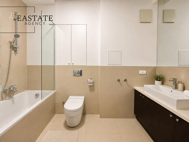 60 m² | garaż | Browary Warszawskie | ogród 64 m²