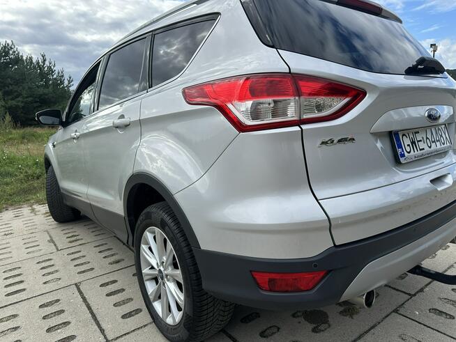 Ford Kuga Titanium, mocny Diesel, parktronk, nawigacja,hak, hands free,pół skóry