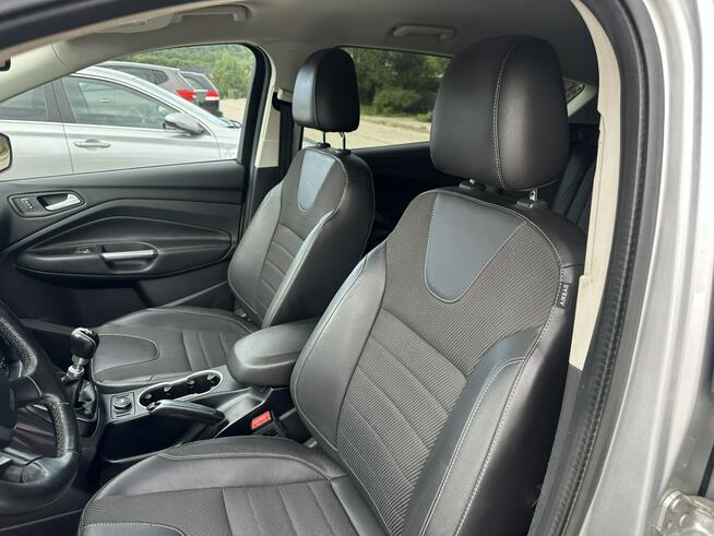 Ford Kuga Titanium, mocny Diesel, parktronk, nawigacja,hak, hands free,pół skóry