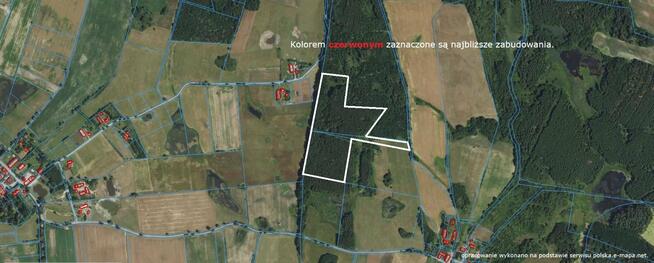 Działka siedliskowa Nowe Mieczysławy gm. Miłakowo