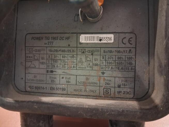 Spawarka Cebora Power TIG 1965 DC HF