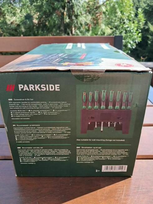 Zestaw 101 śrubokrętów i bitów Parkside