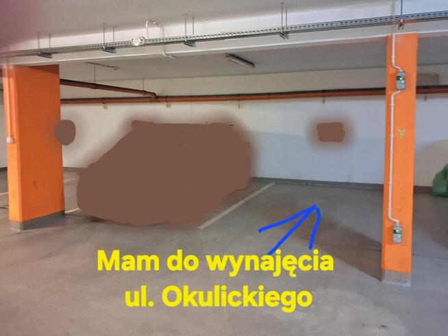 Do wynajęcia miejsce postojowe Okulickiego