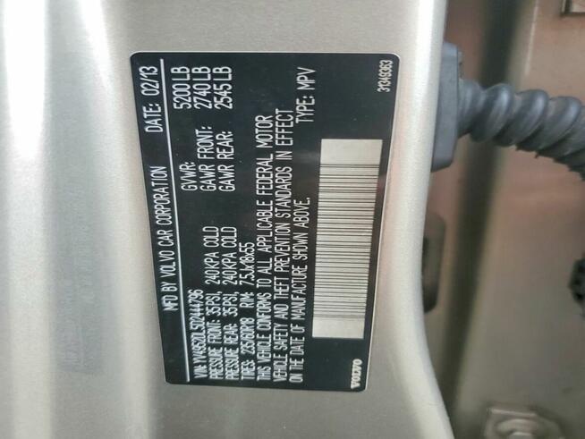 2013 VOLVO XC60 3.2