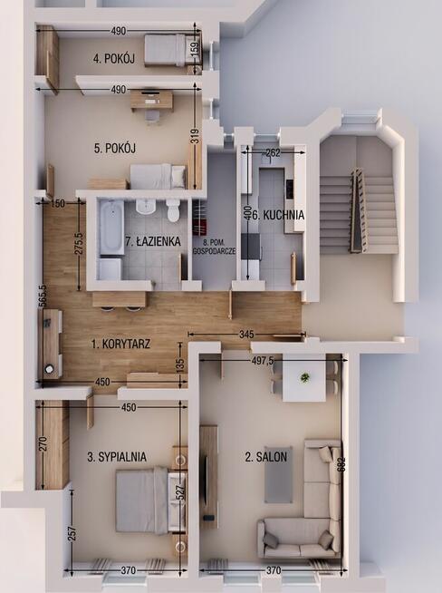 Przestronne 119,5 m² dla rodziny | Klimatyczna kamienica