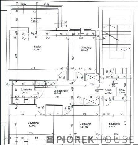 4-pokojowe mieszkanie na Mokotowie