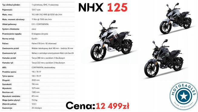 Sym inny SYM NHX 125 Kup na raty z Dowozem pod dom.