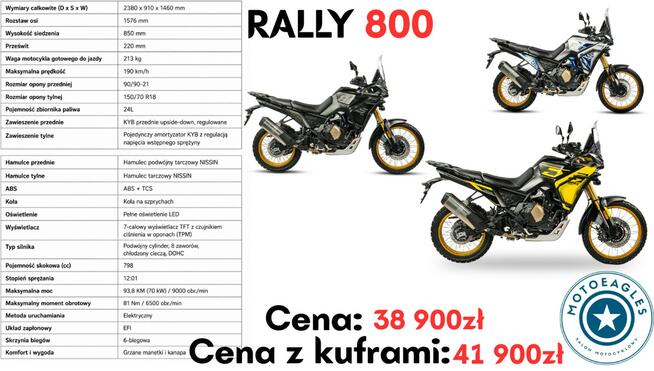 VOGE 800 Rally Voge Rally 800 Transport Raty Fvat