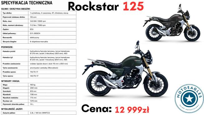 Daytona Rockstar Daytona Rockstar 125 Transport Raty Fvat