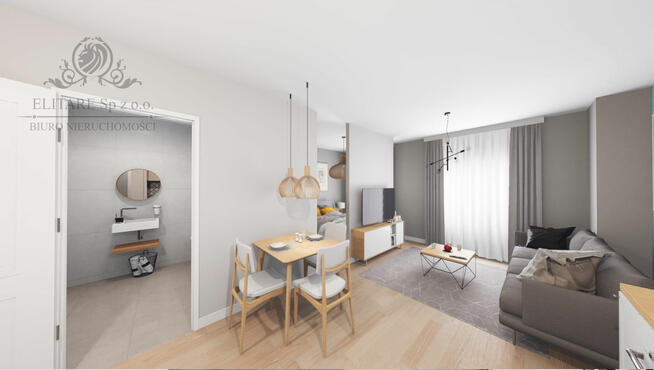 Mieszkanie 32,25m2 możliwość wydzielnia sypialni/duża loggia/Wrocław Szczepin